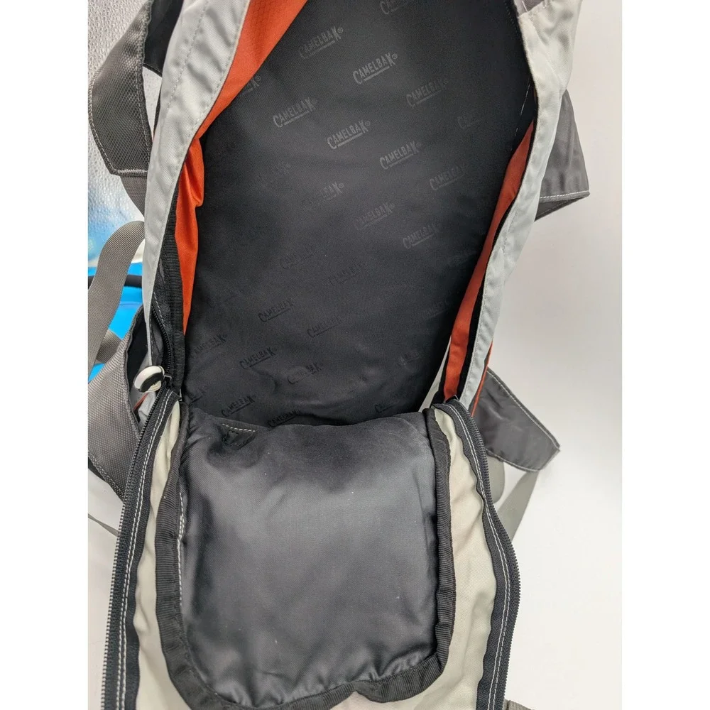 CamelBak SnoBlast Hydration Pack Backpack Grey Orange 100oz 3L Omega Reservoir